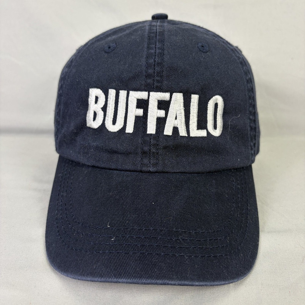 Alternative Baseball Cap Buffalo Shout Hat Mens OS Navy Blue Embroidered
